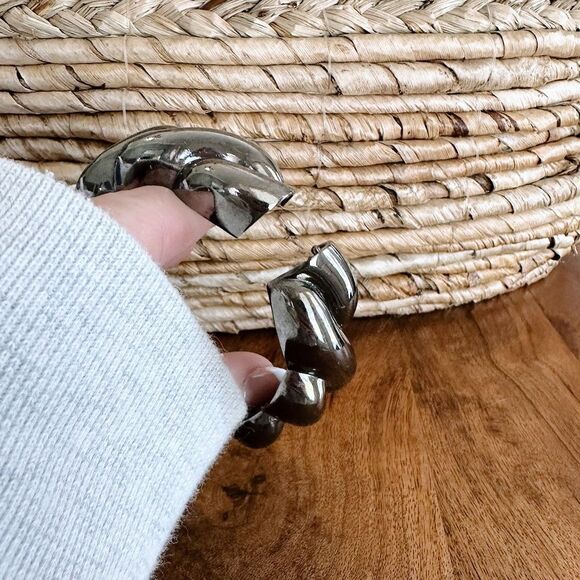 Vintage Chunky Silver Bracelet - Picture 5 of 5